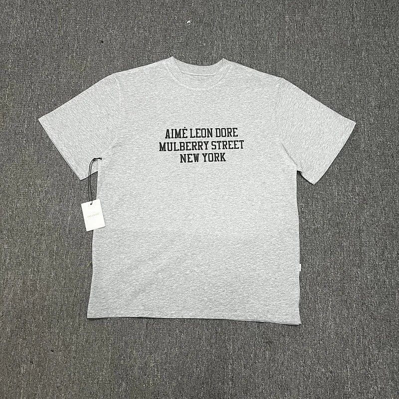 Aimé Leon Dore Basketball Graphic T-Shirt Beige - 38