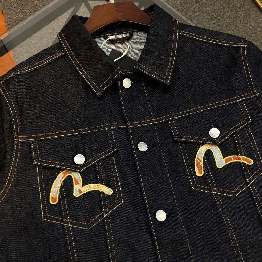Evisu Craft Pride Denim Jacket Black - 4