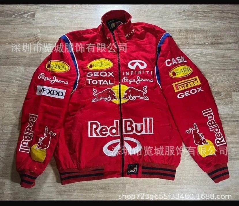 Scuderia Ferrari x Marlboro x Vodafone Racing Jacket Black Red - 9