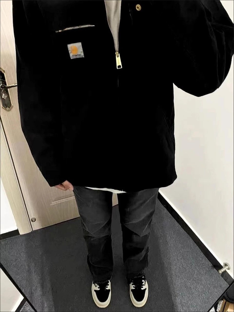 Carhartt Work In Progress Carhartt WIP Chore Jacket Black Quilted Lining Jacket Outerwear.jacket - 11