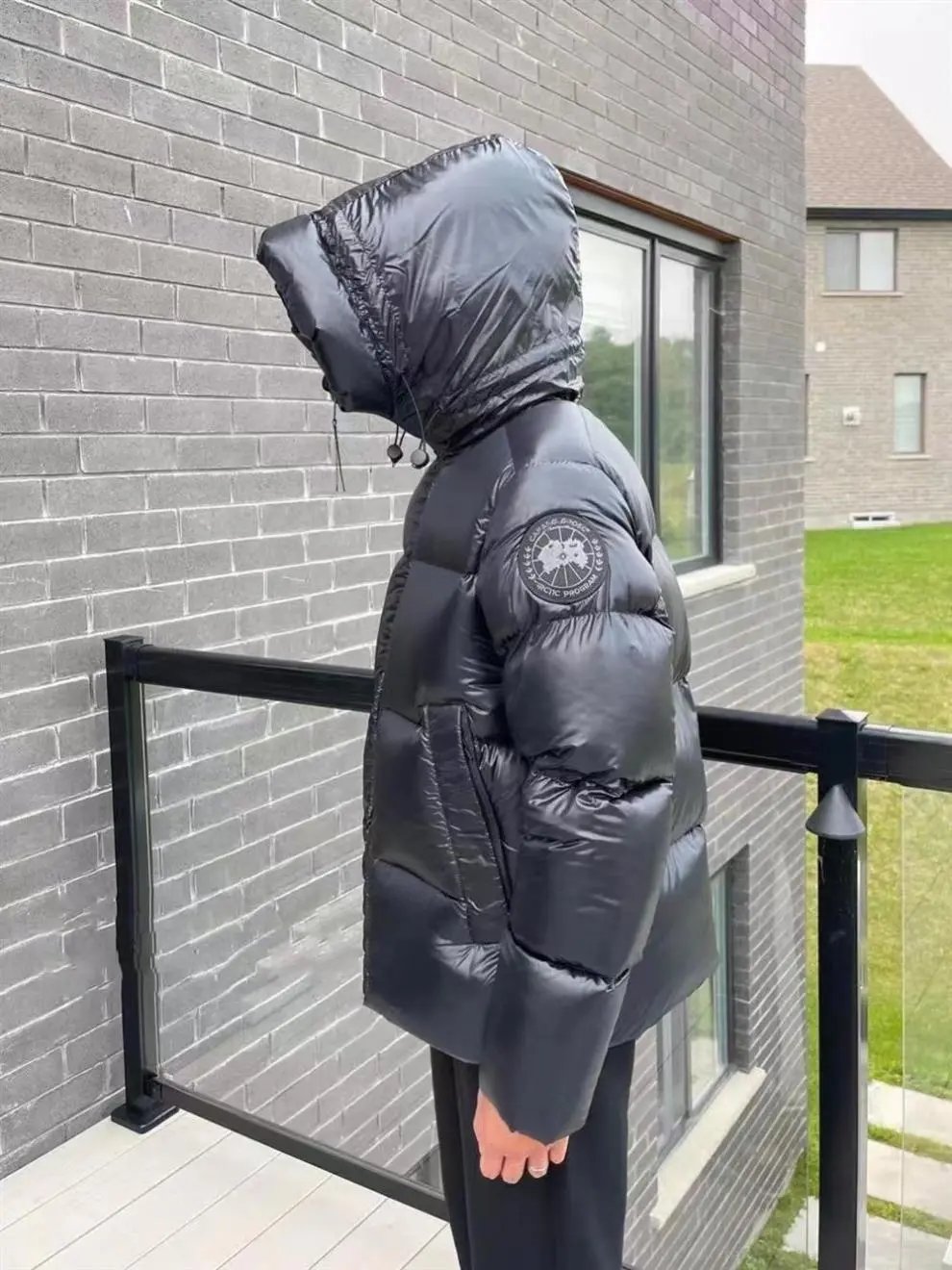 Moncler Genius Down Jacket Silver Metallic - 9