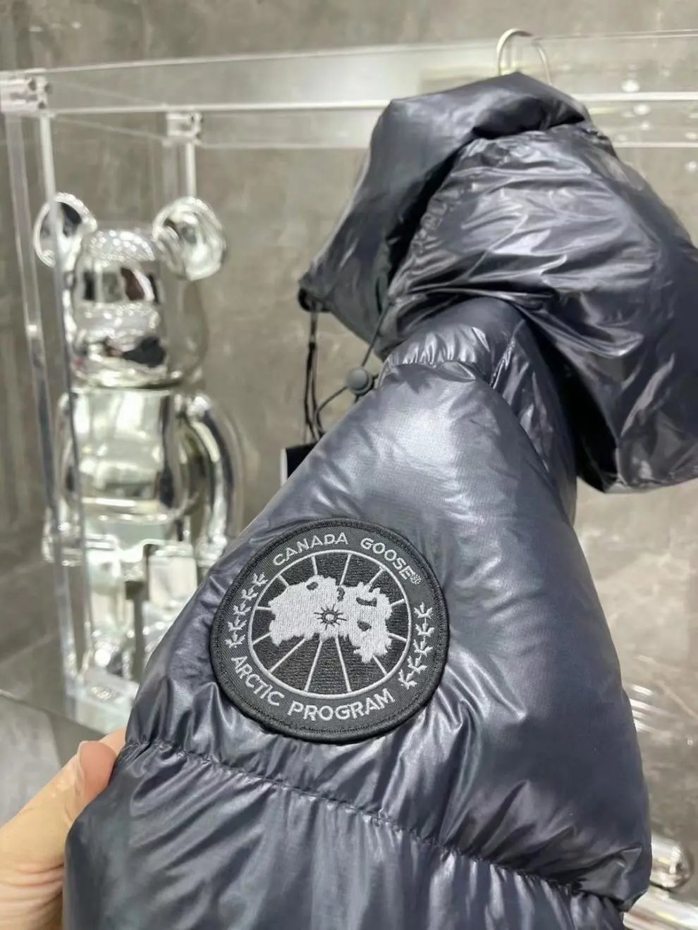 Moncler Genius Down Jacket Silver Metallic - 34