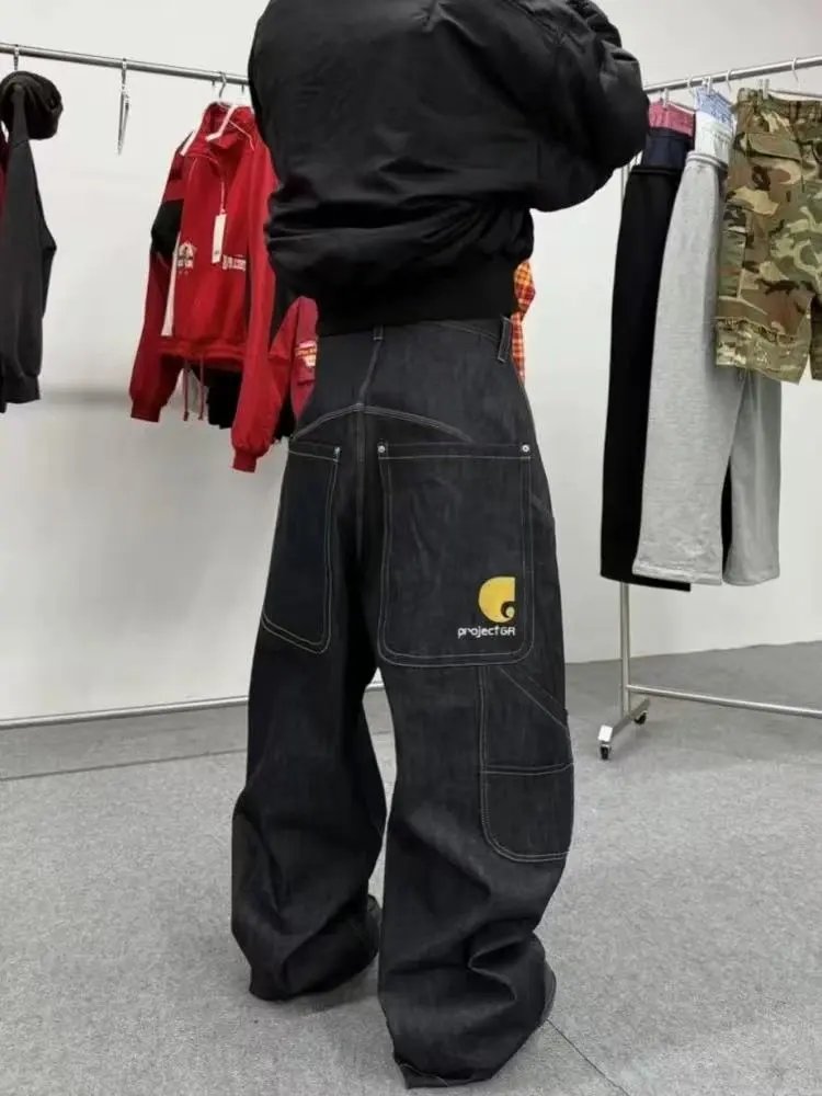 Carhartt Work In Progress x Project GR Dark Wash Baggy Jeans