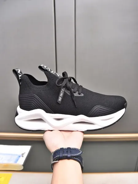 Emporio Armani Infinity Knit Sneakers Gray - 6