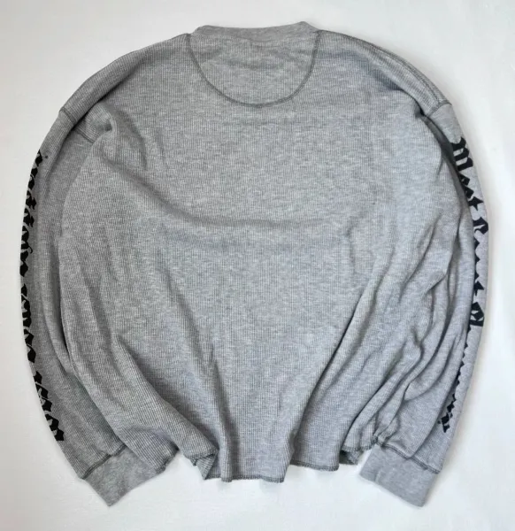 Design West Coast Choppers Thermal Long Sleeve Shirt Gray Tops - 12