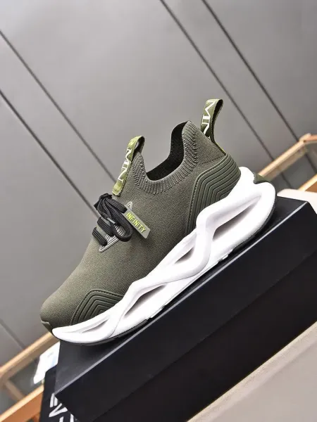 Emporio Armani Infinity Knit Sneakers Gray - 44