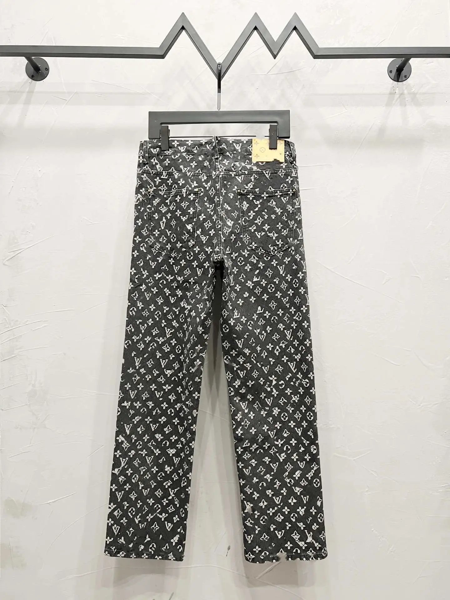 Louis Vuitton Monogram Patchwork Denim Jeans Light Blue - 25