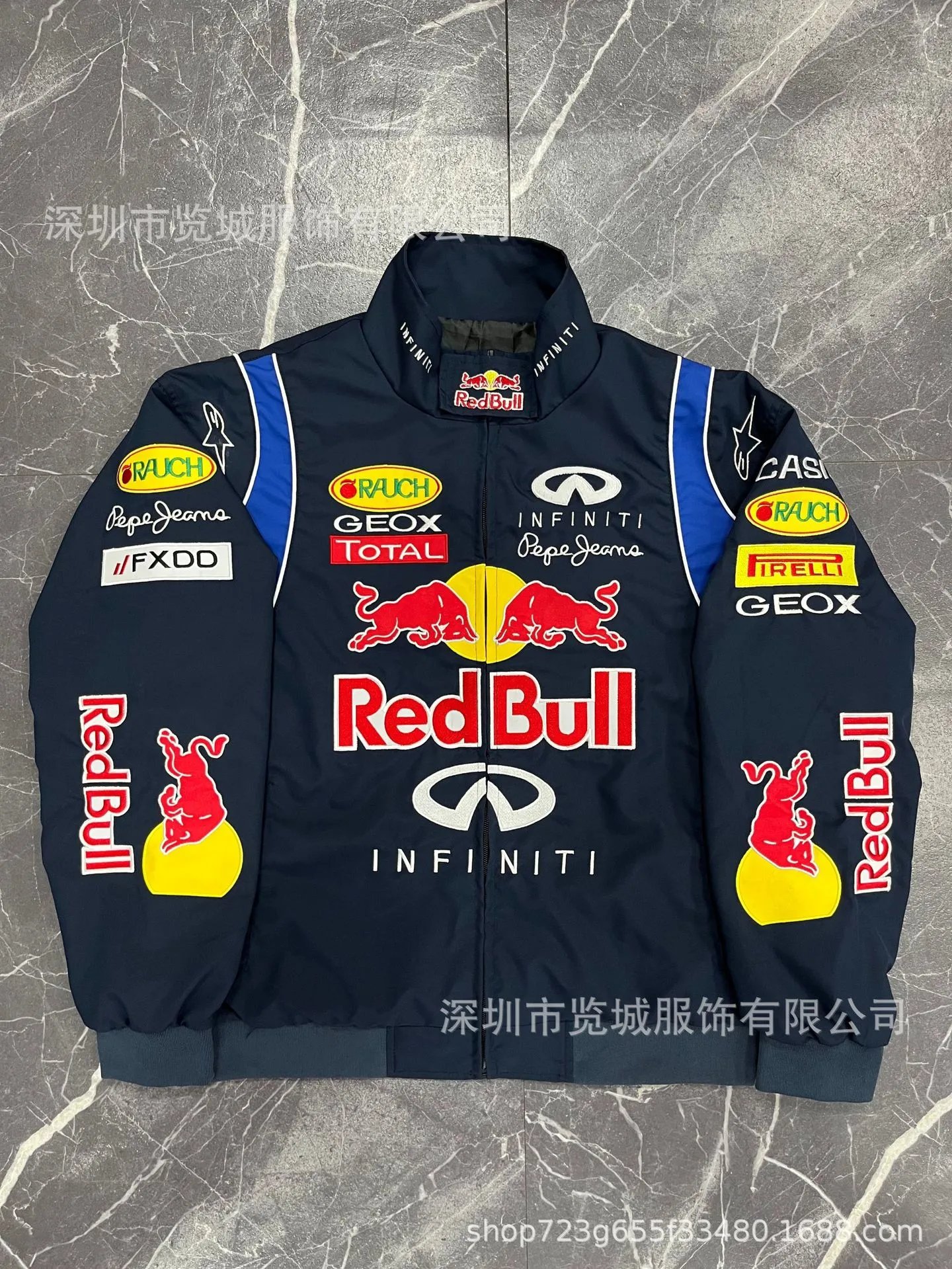 Scuderia Ferrari x Marlboro x Vodafone Racing Jacket Black Red - 10