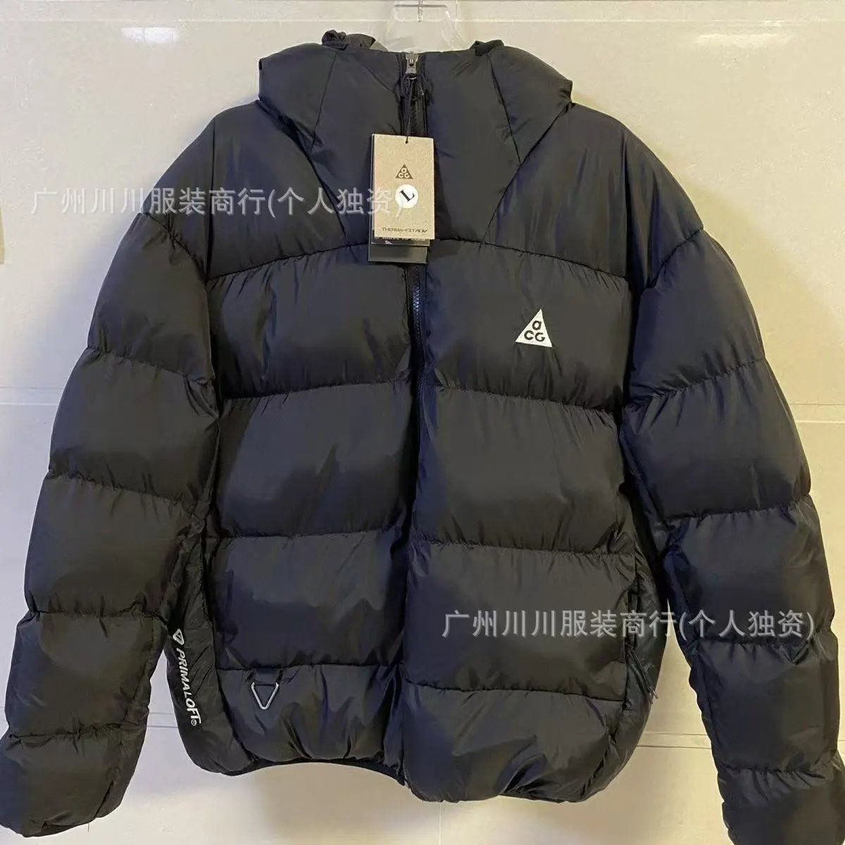 Design Puffer Hooded Jacket Beige Down-Jacket - 8