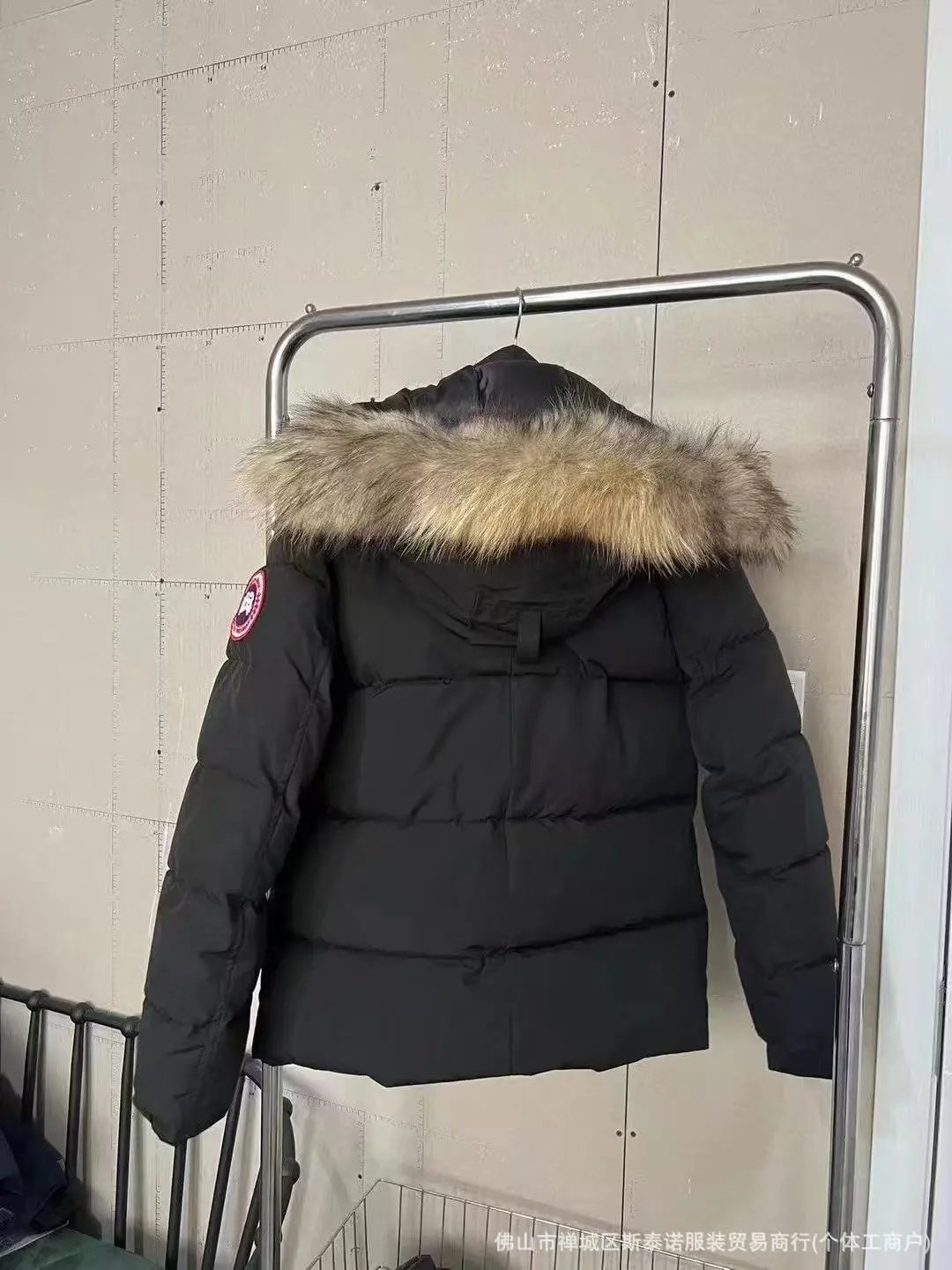 Canada Goose Expedition Parka Gray with Real Fur Trim Down Jacket - 4