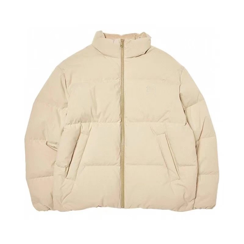 Design Short Puffer Jacket Light Blue Outerwear - 6