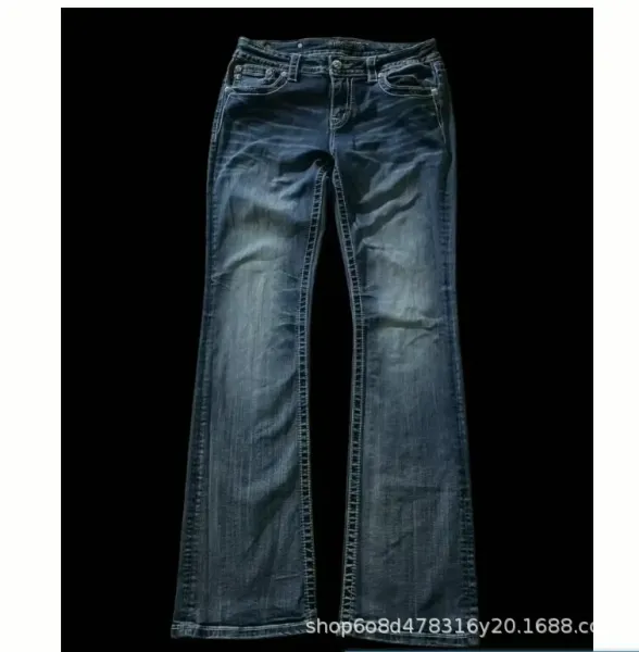 Design Mugler x True Religion Wing Embroidered Denim Jeans - 4
