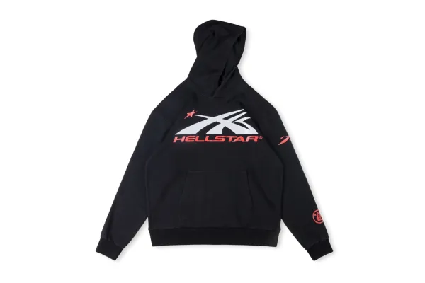 Hellstar X Logo Hoodie Black - 1