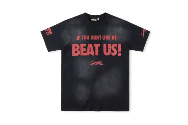 Hellstar If You Don't Like Us Beat Us Black T-Shirt - 1