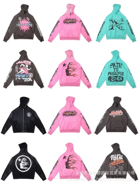 Hellstar X Logo Hoodie Black - 23
