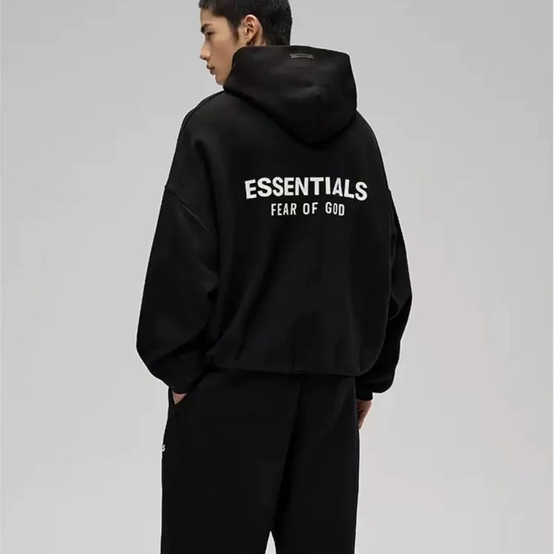 Fear of God Essentials Oversized Hoodie Gray - 7