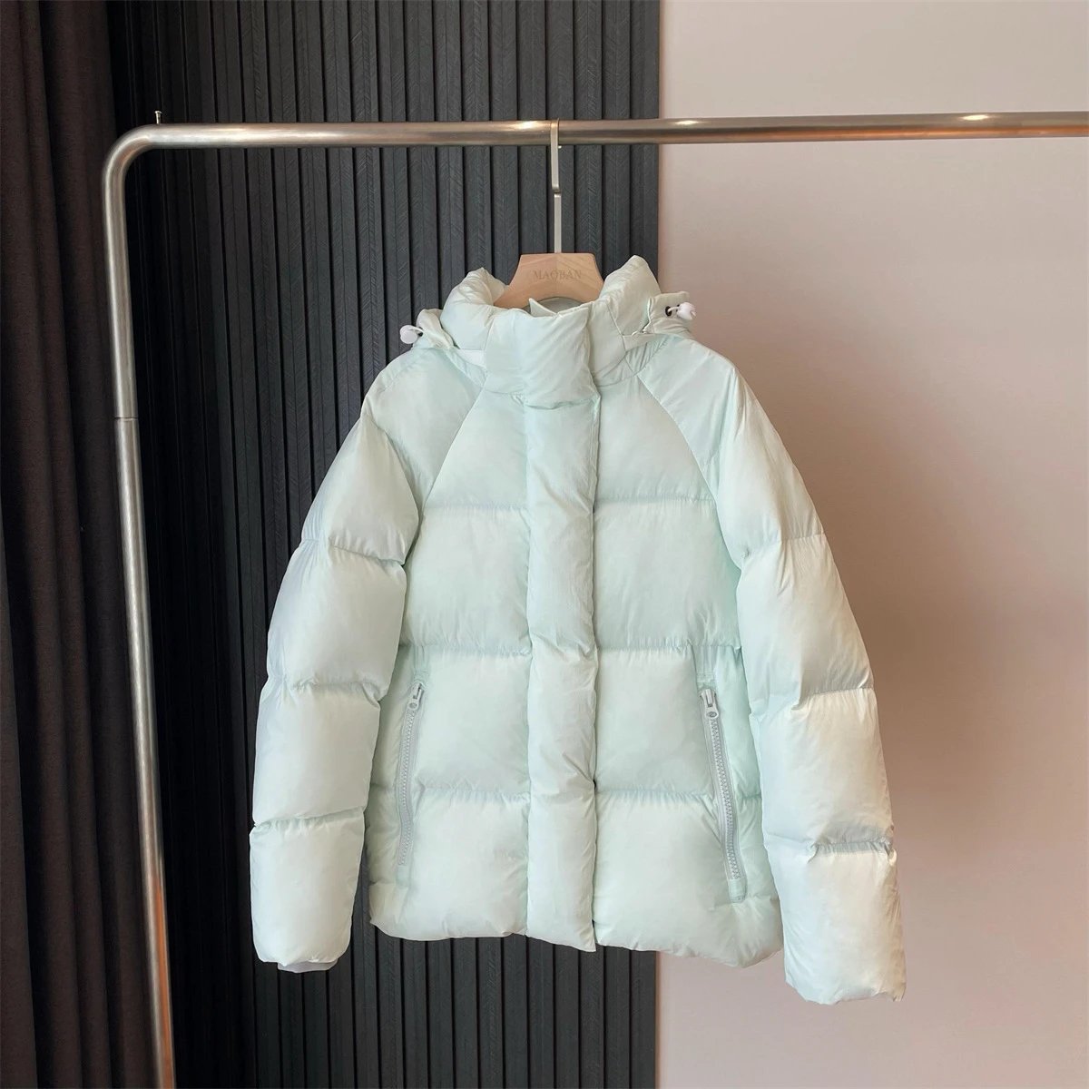 Design Puffer Hooded Jacket Beige Down-Jacket Outerwear.down Jacket - 20