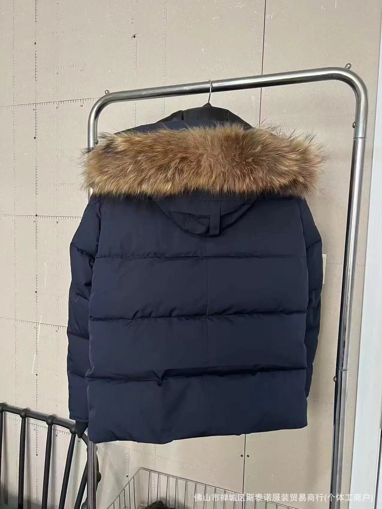 Canada Goose Expedition Parka Gray with Real Fur Trim Down Jacket - 6