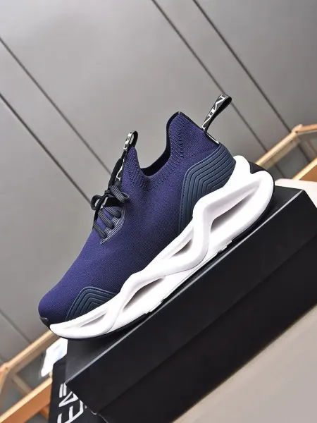 Emporio Armani Infinity Knit Sneakers Gray - 19