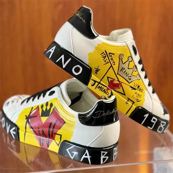 Dolce & Gabbana King Graffiti Sneakers Multicolor - 1