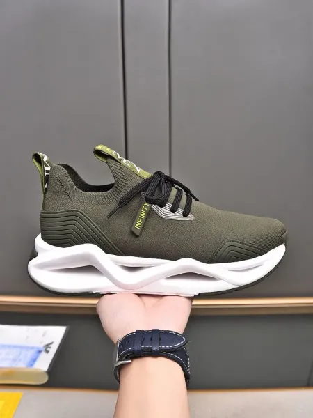 Emporio Armani Infinity Knit Sneakers Gray - 39