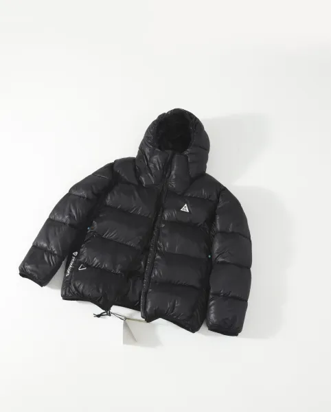 Nike ACG Down Jacket Black with Olive Green Pants - 10