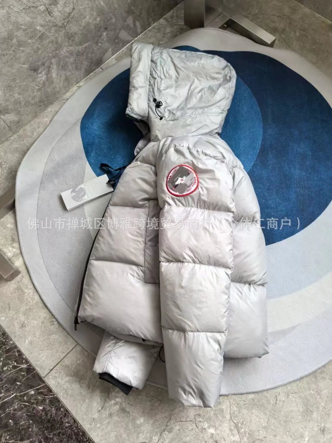 Canada Goose Expedition Parka Silver Metallic Down Jacket - 15