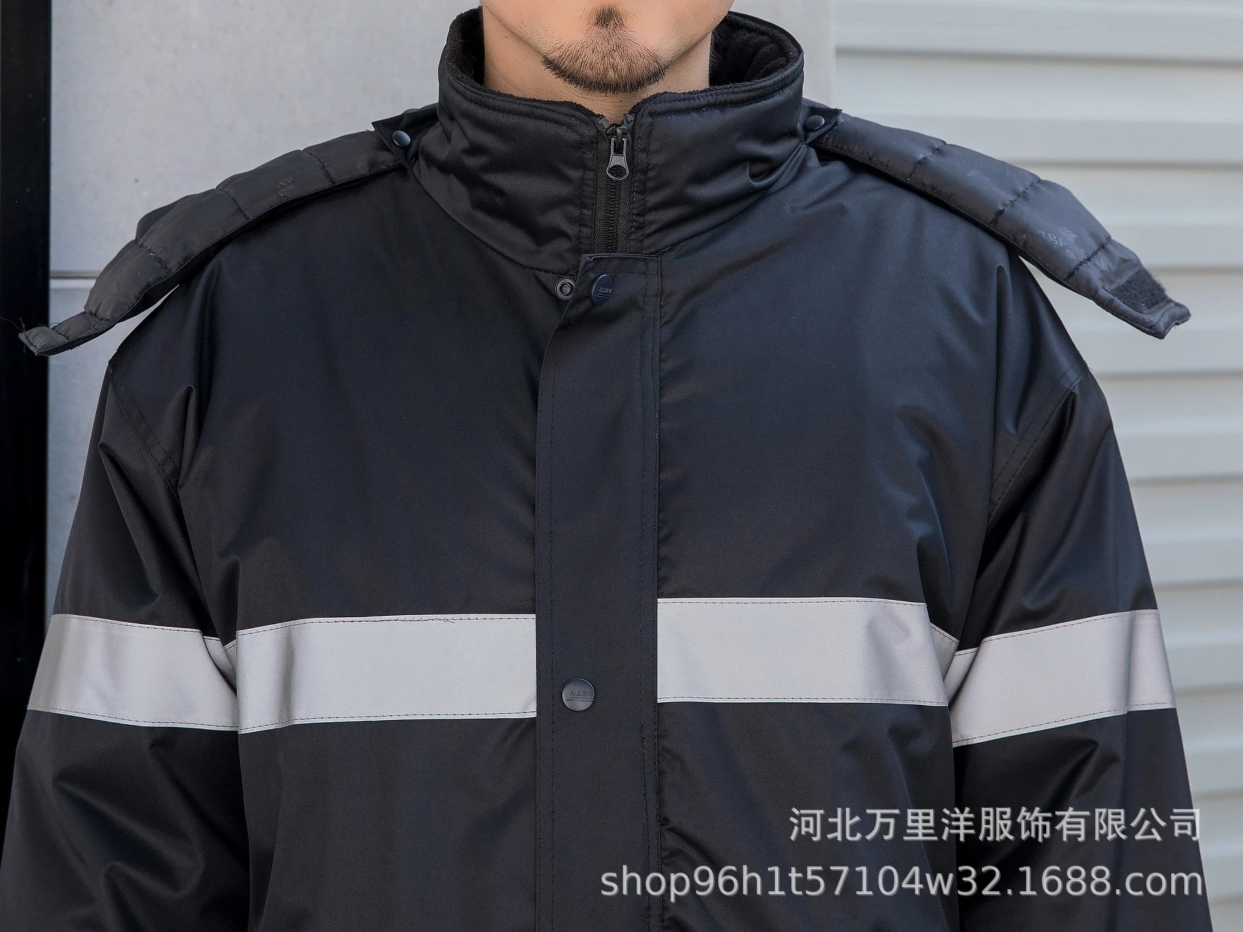 Design High-Visibility Safety Jacket Lime Green and Black Outerwear - 5