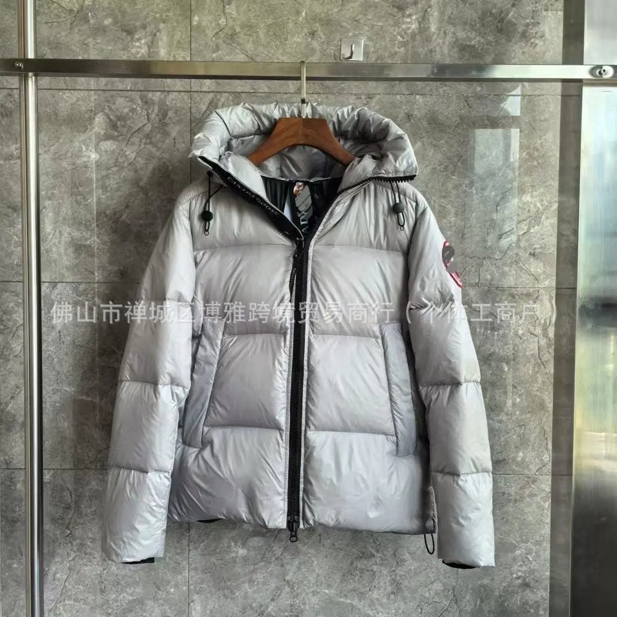Canada Goose Expedition Parka Silver Metallic Down Jacket - 7