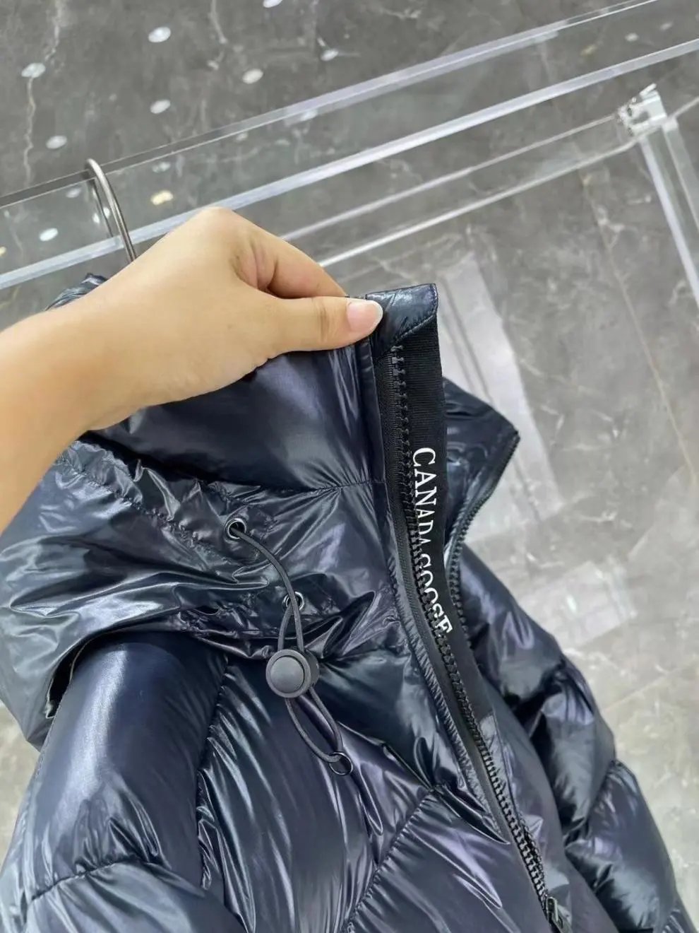 Moncler Genius Down Jacket Silver Metallic - 37