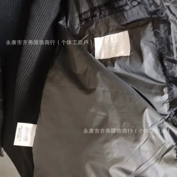 Dior Oblique Monogram Puffer Vest Gray - 8