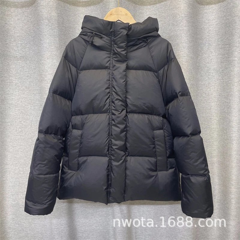 Puffer Hooded Down Jacket Black