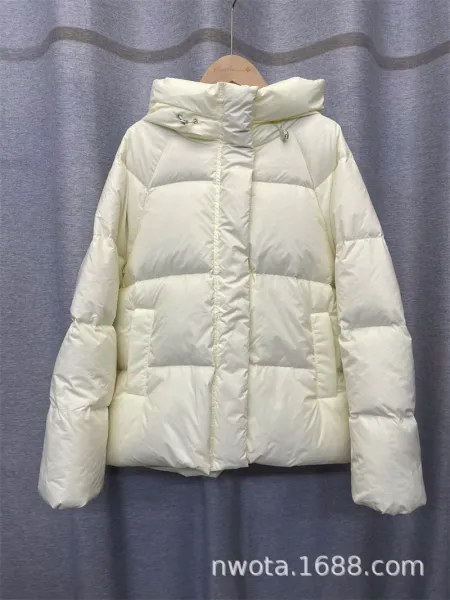 Design Puffer Hooded Down Jacket Black - 15