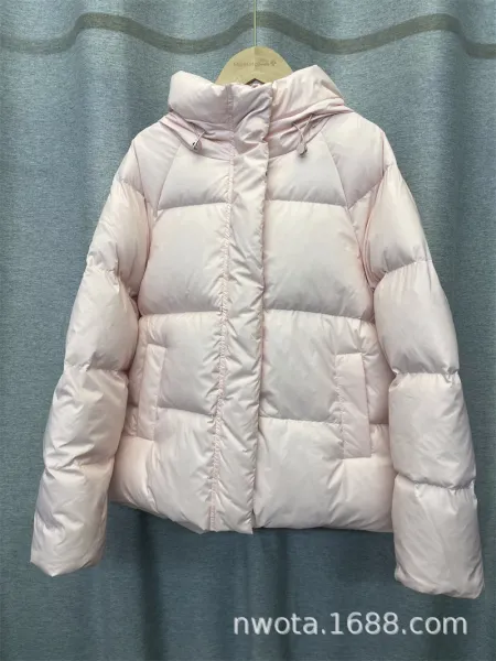 Design Puffer Hooded Down Jacket Black - 13