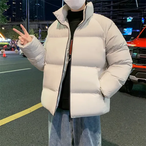 Design Puffer Jacket Off-White Down Jacket - 1