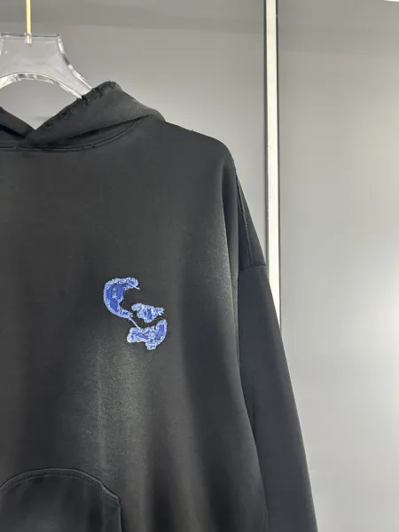 Chrome Hearts Embroidered Cross Hoodie White - 24