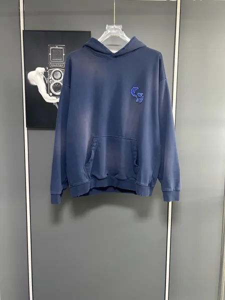Chrome Hearts Embroidered Cross Hoodie White - 13