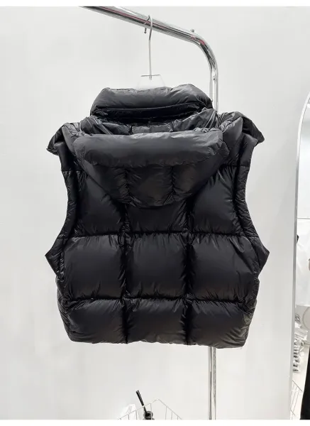 Moncler Genius Down Jacket in Periwinkle Blue with Puffer Design and Detachable Hood - 24