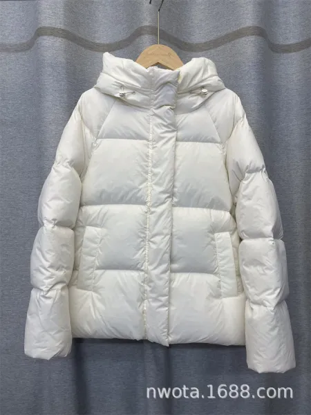 Design Puffer Hooded Down Jacket Black - 12