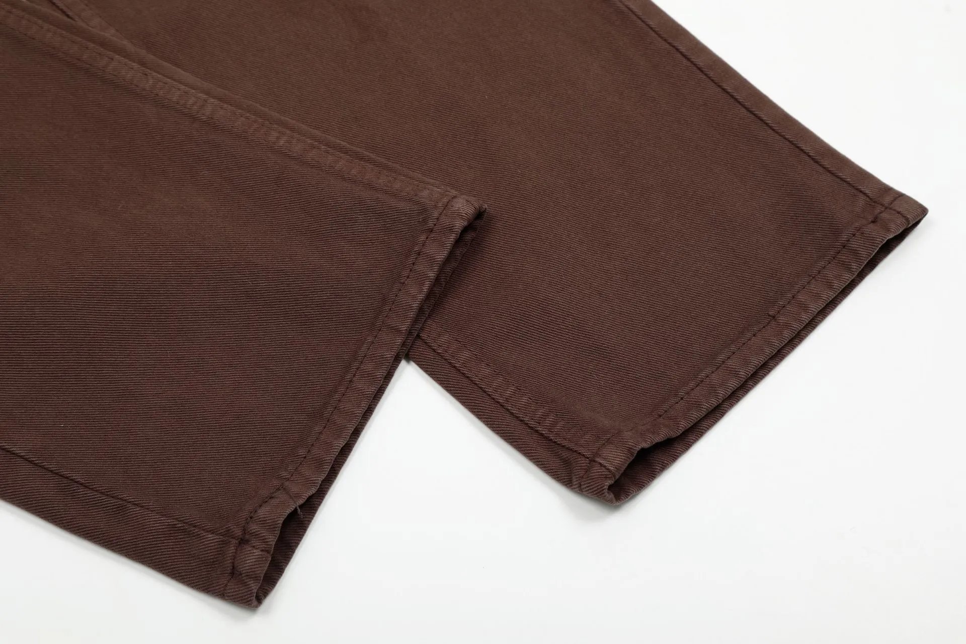 Chrome Hearts Cross Patch Brown Straight-Leg Jeans - 11