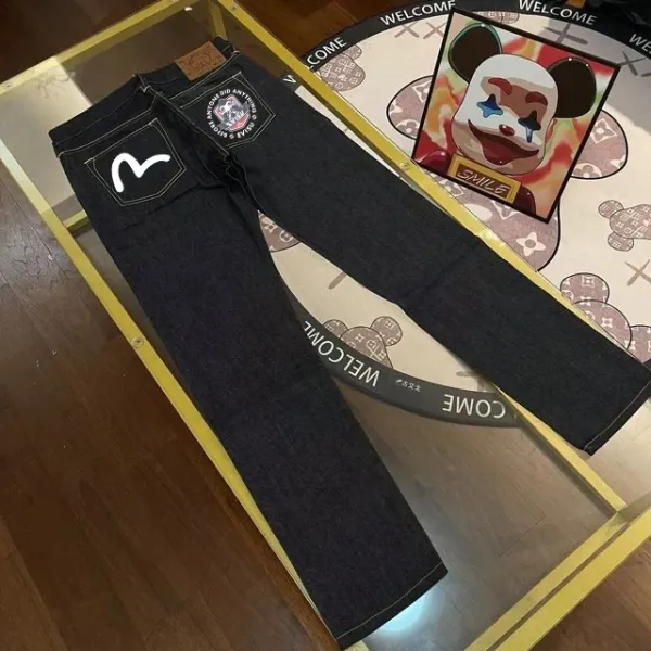 Denim Tears x Louis Vuitton M Logo Raw Hem Jeans - 1