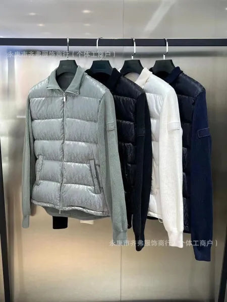 Dior Oblique Monogram Puffer Vest Gray - 10