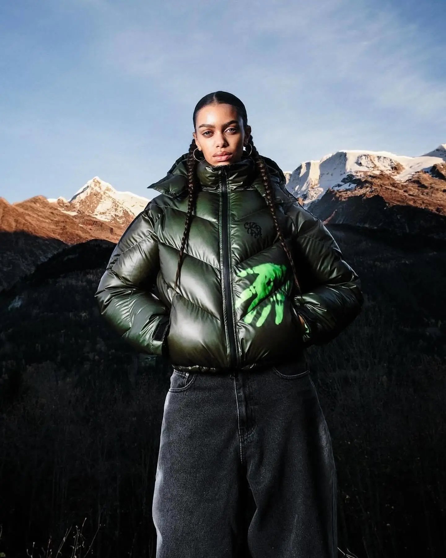 Moncler Genius Green Gradient Down Jacket - 9