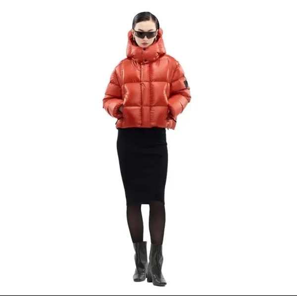 Moncler Genius Down Jacket in Periwinkle Blue with Puffer Design and Detachable Hood - 10