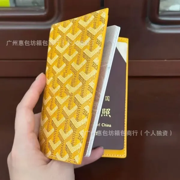 Goyard Saint Louis Passport Holder Silver Wallets - 5