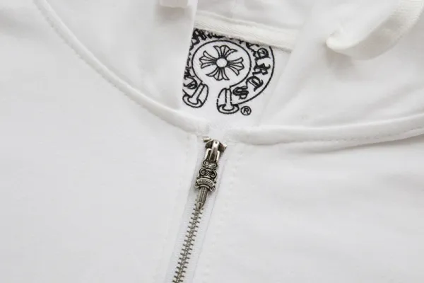 Chrome Hearts Triple Cross Zip-Up Hoodie Black - 26