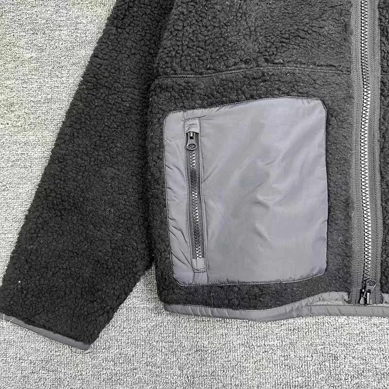 Canada Goose Fleece Jacket Black with Gray Panel Outerwear.jacket - 6
