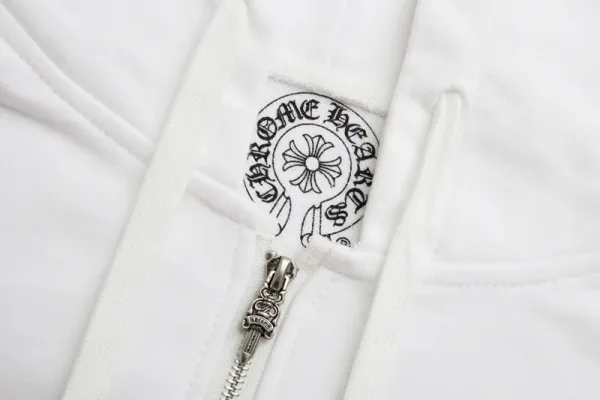 Chrome Hearts Triple Cross Zip-Up Hoodie Black - 39
