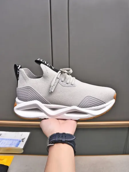 Emporio Armani Infinity Knit Sneakers Gray - 30