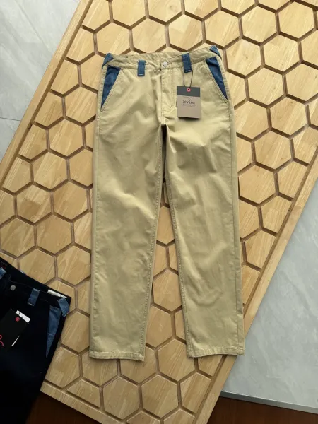 Evisu Patchwork Chino Pants Navy Blue - 3